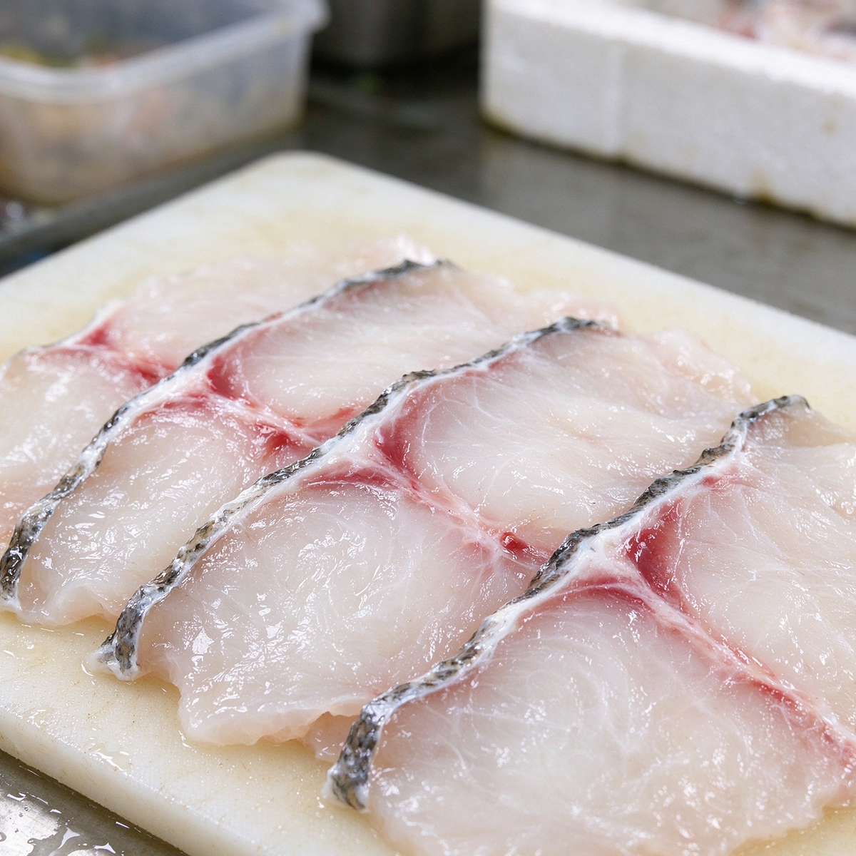 Fresh Sliced White Fish Fillets